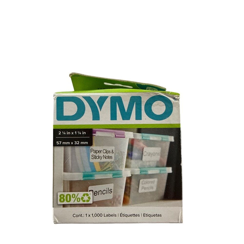 DYMO 30334 LabelWriter 1000 White 2 1/4 x1 1/4 labels New